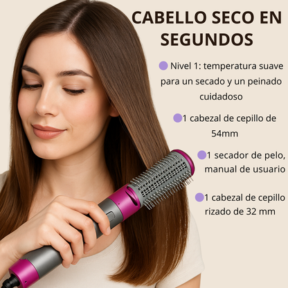 Cepillo Alisador 5 en 1