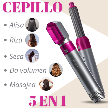 Cepillo Alisador 5 en 1