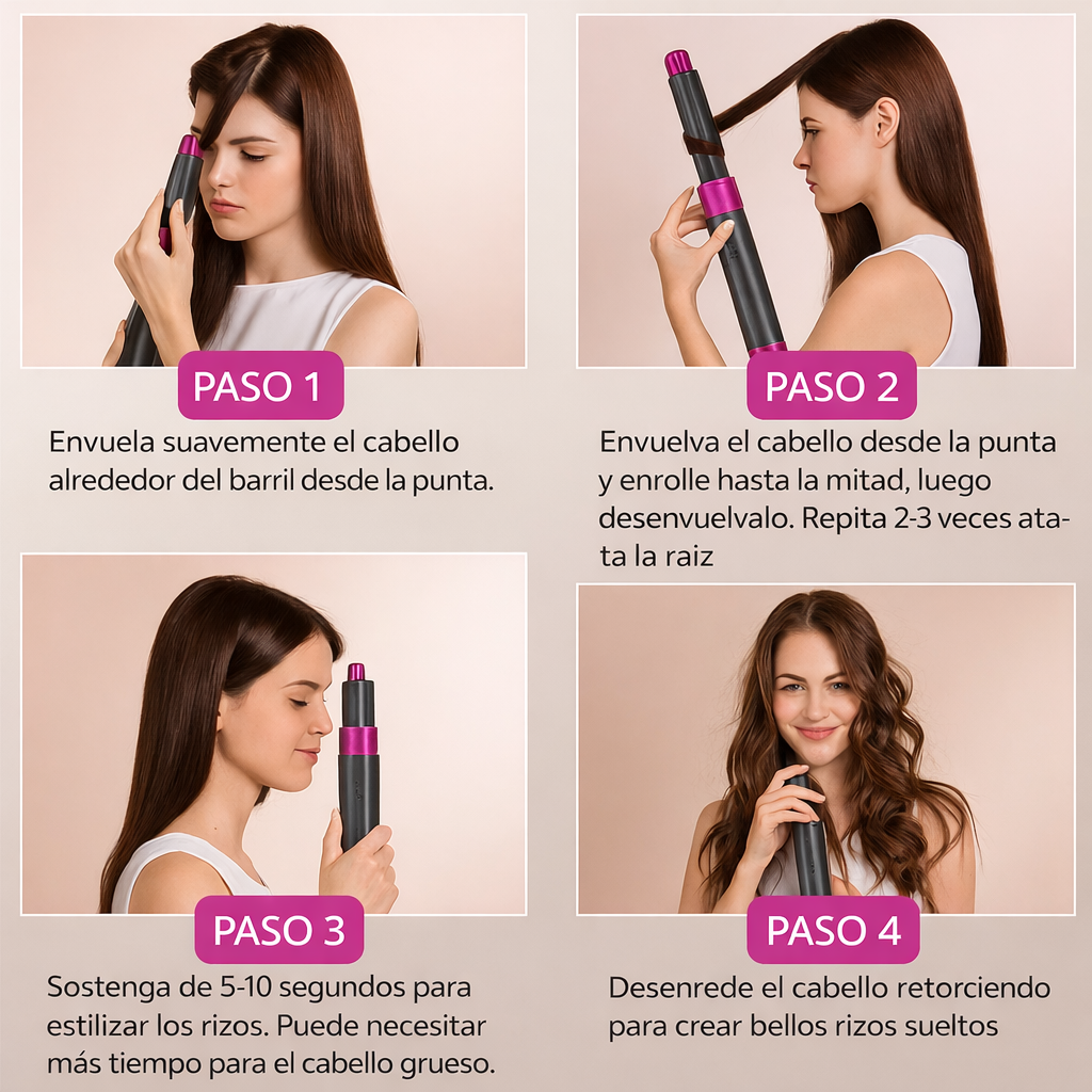 Cepillo Alisador 5 en 1