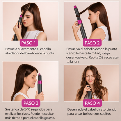 Cepillo Alisador 5 en 1